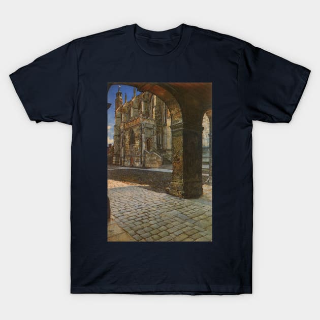 Eton College Chapel by Anna Alma-Tadema T-Shirt by MasterpieceCafe